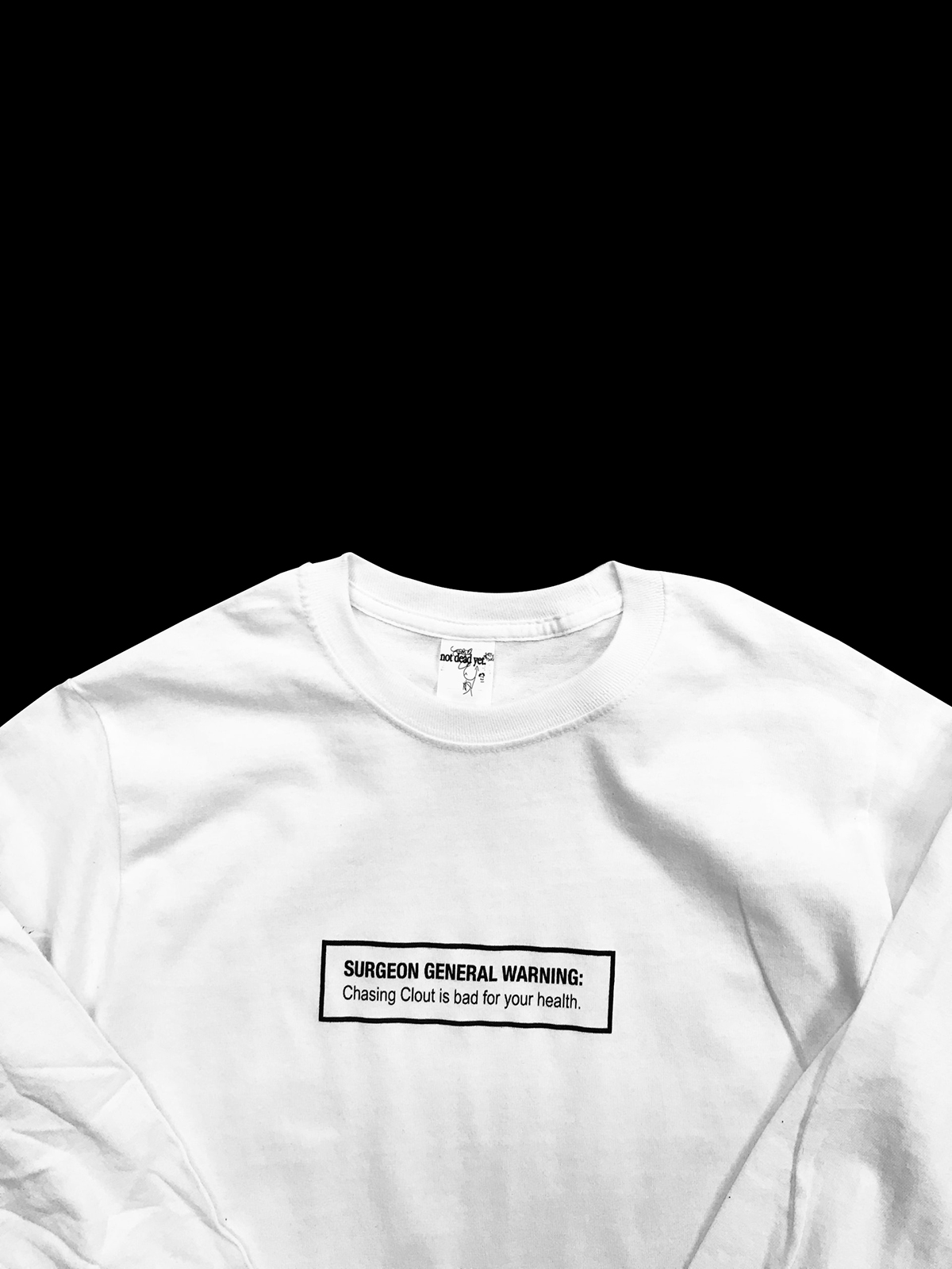CHASING CLOUT LONGSLEEVE WHITE TEE SHIRT – KYC Vintage